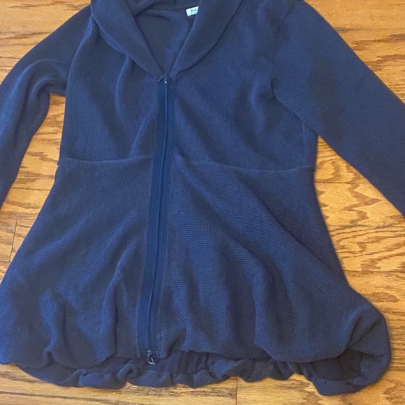 Ball of Cotton Women Purple Cardigan With Zipper L - Picture 7 of 11